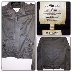 ABERCROMBIE & FITCH Bomber Style Jacket