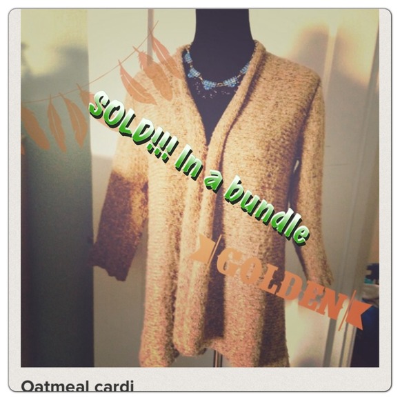 Oatmeal cardi