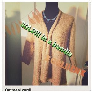 Oatmeal cardi