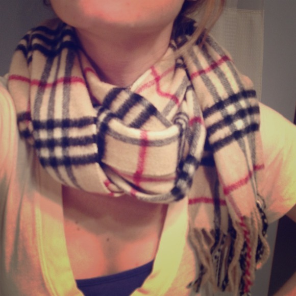 SOLD: 100% Authentic Burberry Cashmere Scarf
