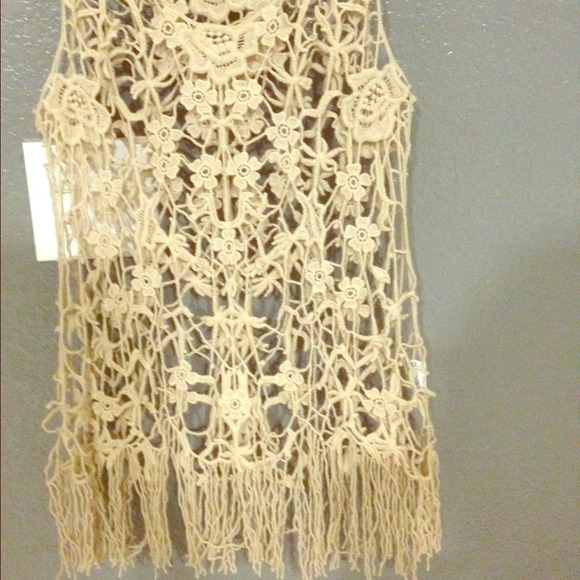 Glam crocheted tank size M