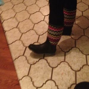 ! DSW CHEVRON RAIN BOOTS SIZE 10 RELISTED