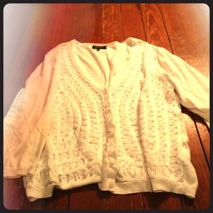 Anne Klein front knit design cardigan