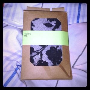 Tights | lace floral