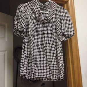 Banana Republic SILK Polkadot Top