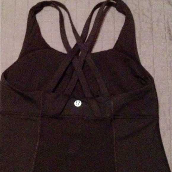 🚫Sold🚫 lulu energy tank size 4 midnight iris - Picture 2 of 2