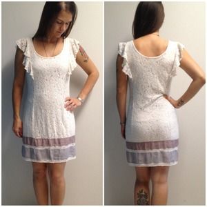 White lace American eagle dress size small