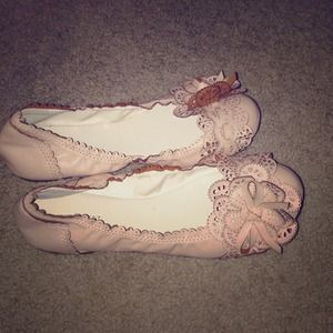 Nine west Light pink doll shoes