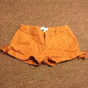 Forever 21 orange shorts