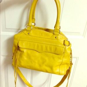 Yellow Rebecca Minkoff mini MAB bag!