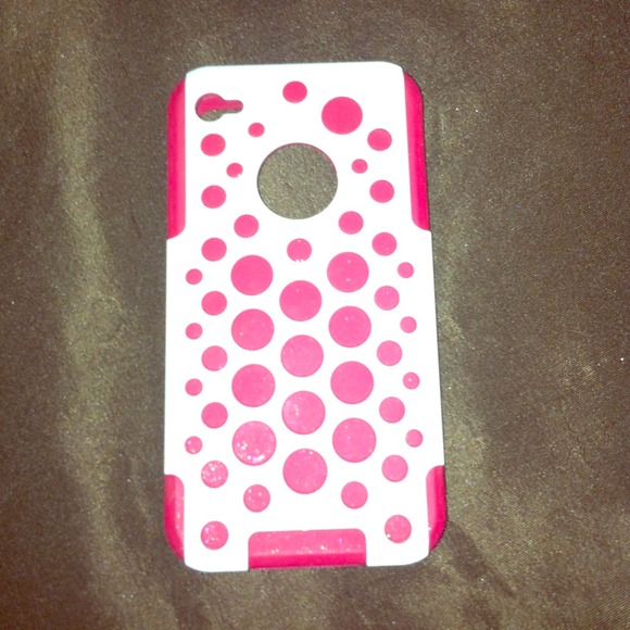 Red an white iPhone 4/4s phone case