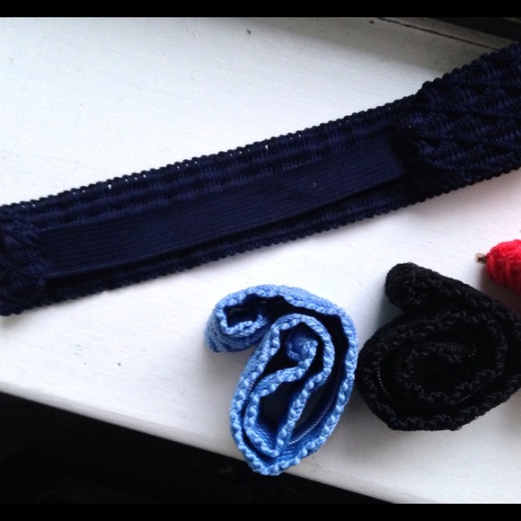 ❌SOLD IN BUNDLE❌Headbands Black, Navy, Red,Lt Blue - Picture 4 of 4