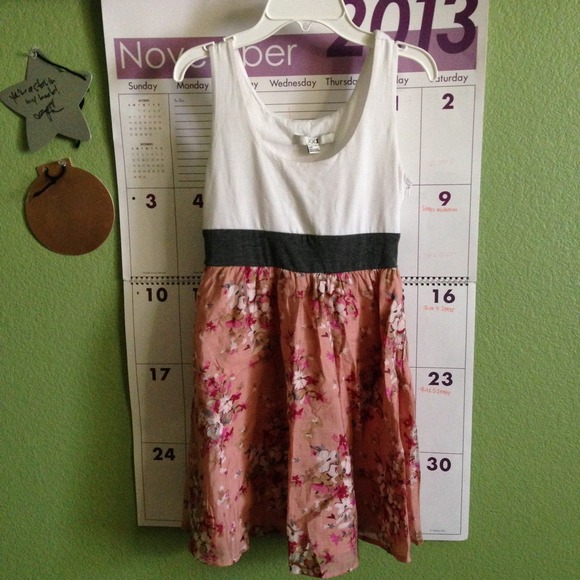 Floral summer tank dress