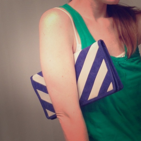 Chevron Clutch Purse
