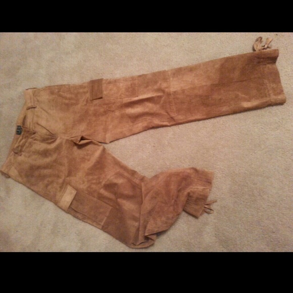 Suede Cargo pants - Picture 1 of 2