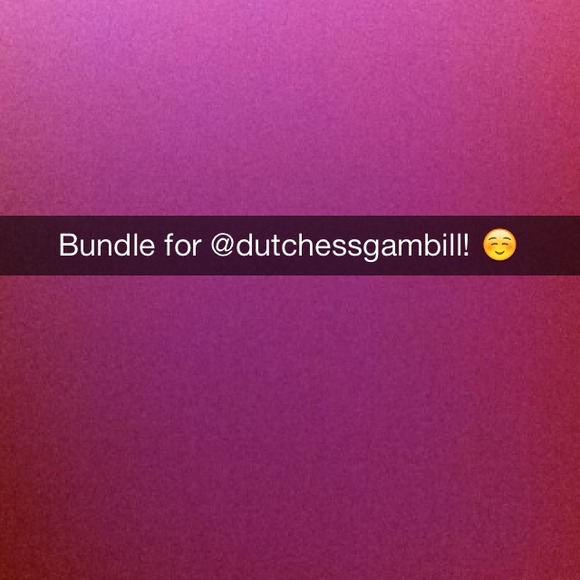 Bundle for @dutchessgambill! ☺️