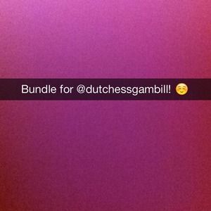 Bundle for @dutchessgambill! ☺️
