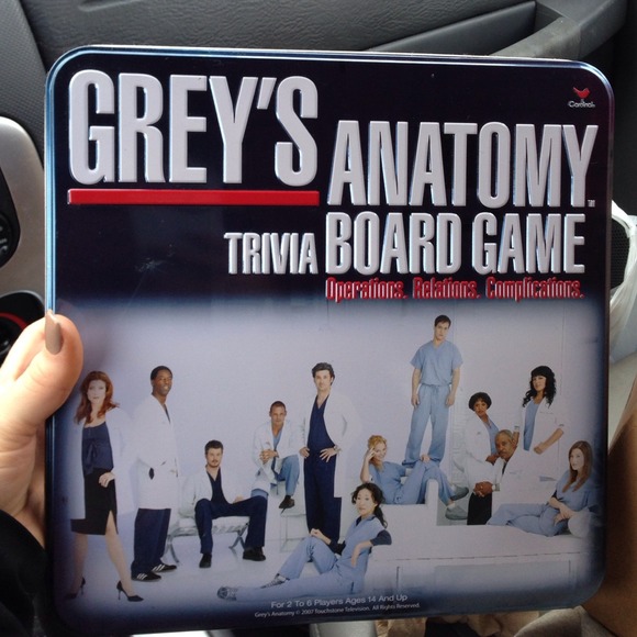 Greys anatomy board game