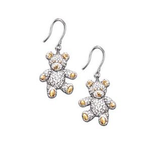 Teddy bear earrings