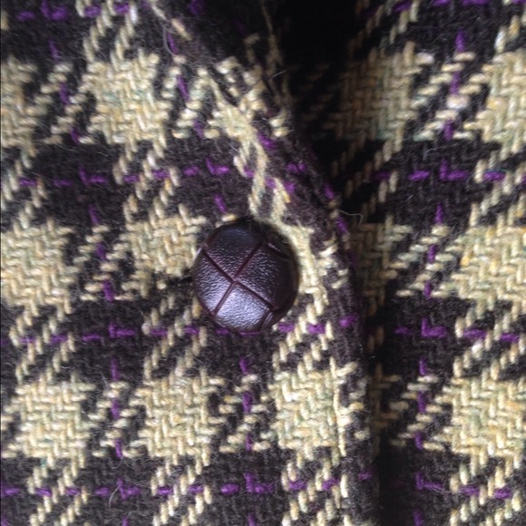 Glenfield plaid wool jacket NWOT - Picture 3 of 3