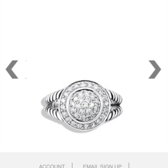 REDUCED Authentic David yurman diamond ring!❤️❤️👌