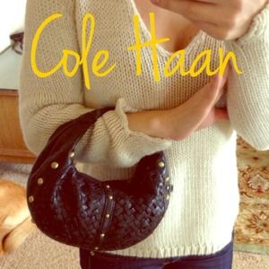 Cole Haan small purse/clutch in black leather