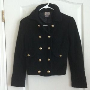 Forever 21 black boucle jacket