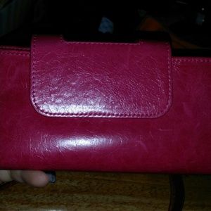 Nwot hobo leather wallet victory secret perfume
