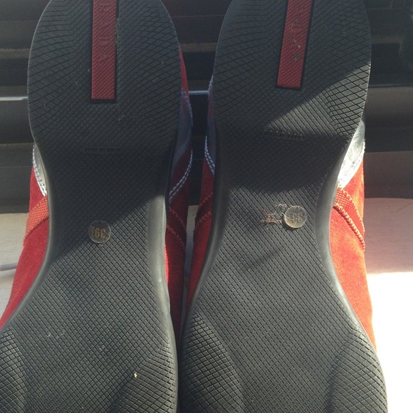 Orange and silver Prada size 8.5 100% authentic - Picture 3 of 4