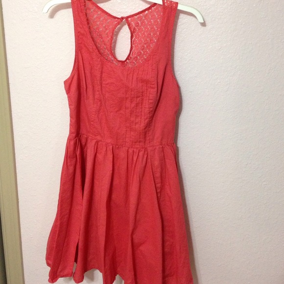 coral dress