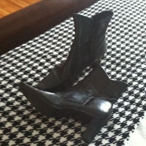 Black ankle boots