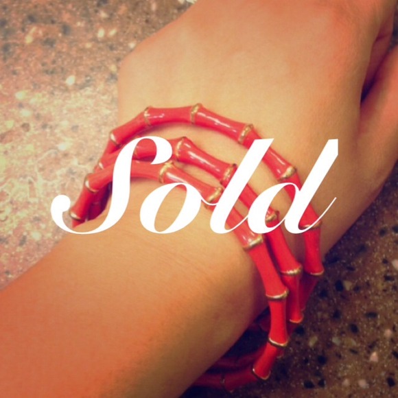 ❌SOLD❌ Coral bangles