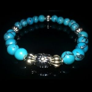 Chrome Hearts style Turquoise Spiritual Bracelet