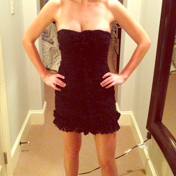 Black lace BB Dakota dress size 0