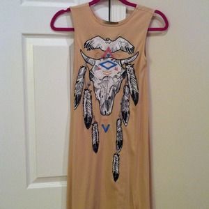 Wildfox white label long dress. Size XS