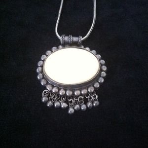 Ivory pendant necklace