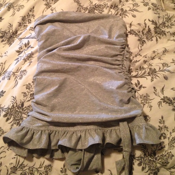 Juicy Couture Pants - Juicy couture silver one piece bathing suit