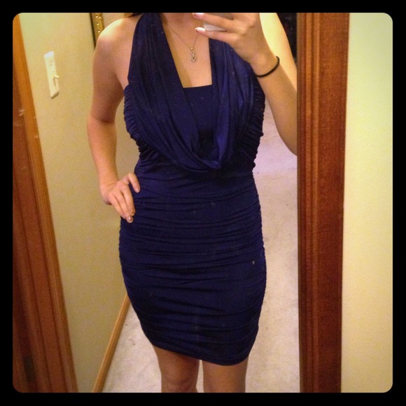 HOLD Sexy Halter Top Dress
