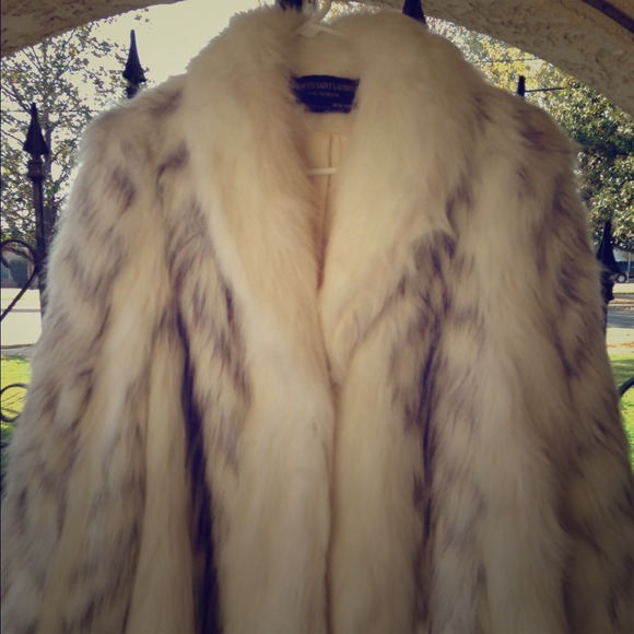 Jacques saint Laurent fur coat