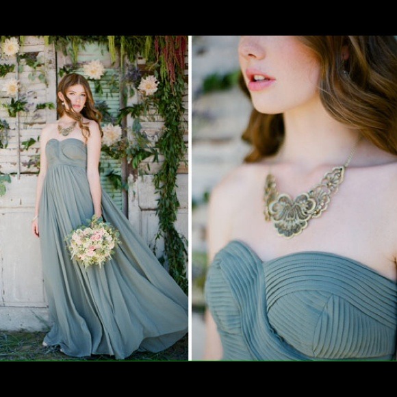 Dresses & Skirts - Teal romantic Pleated Maxi Dress