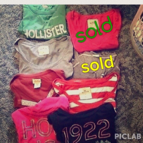 Hollister shirt bundle