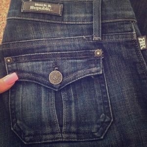 Size 28 Rock & Republic Blue Denim Jeans