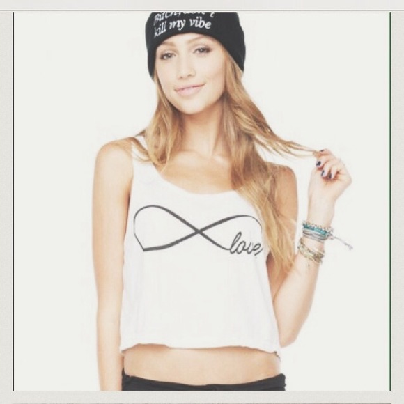 🚫SOLD in bundle 🚫Brandy Melville love infinity