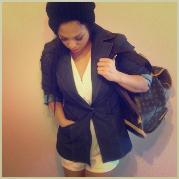 Bebe Jacket | Denim Blazer | Size 2