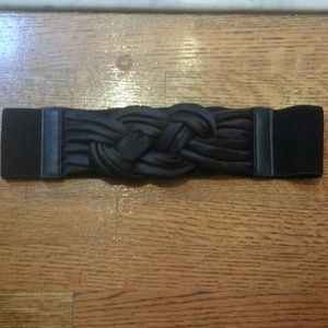 *RESERVED FOR TRADE* Black Braided Belt