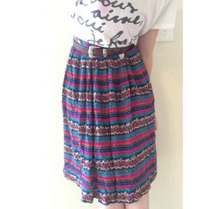 🔥 Vintage Waist Midi Skirt