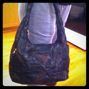 Tonal colored large purse