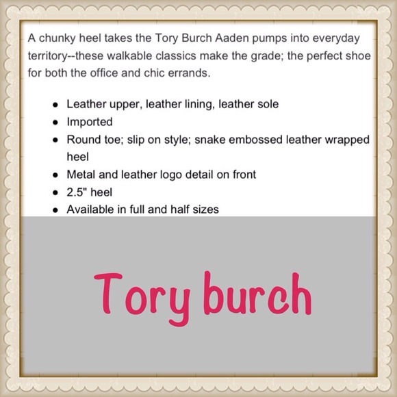 {Tory Burch} Pumps - Aaden Mid Heel - Picture 8 of 8