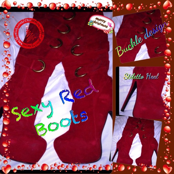 ⭕️RESERVED⭕️ ❤️❤️SEXY RED BOOTS❤️❤️