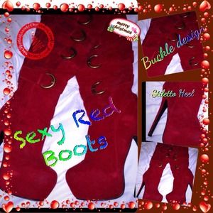 ⭕️RESERVED⭕️ ❤️❤️SEXY RED BOOTS❤️❤️